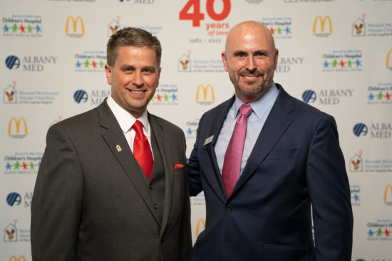 Marty Shields with David Jacobsen